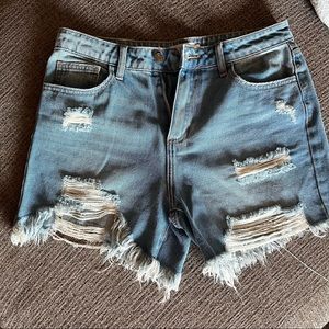 Denim Cut Off Shorts